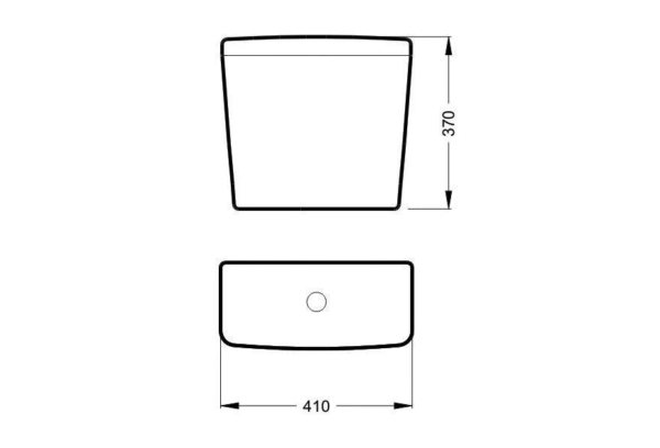 DEPOSITO/MOCHILA DE INODORO ITALIANA APOYO 3/6L BLANCO -CAPEA- ROCA - - Imagen 2