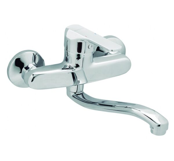 GRIFERIA MONOC. FREG PARED CAÑO INF. ELEVADO CROMO K8 - GENEBRE -